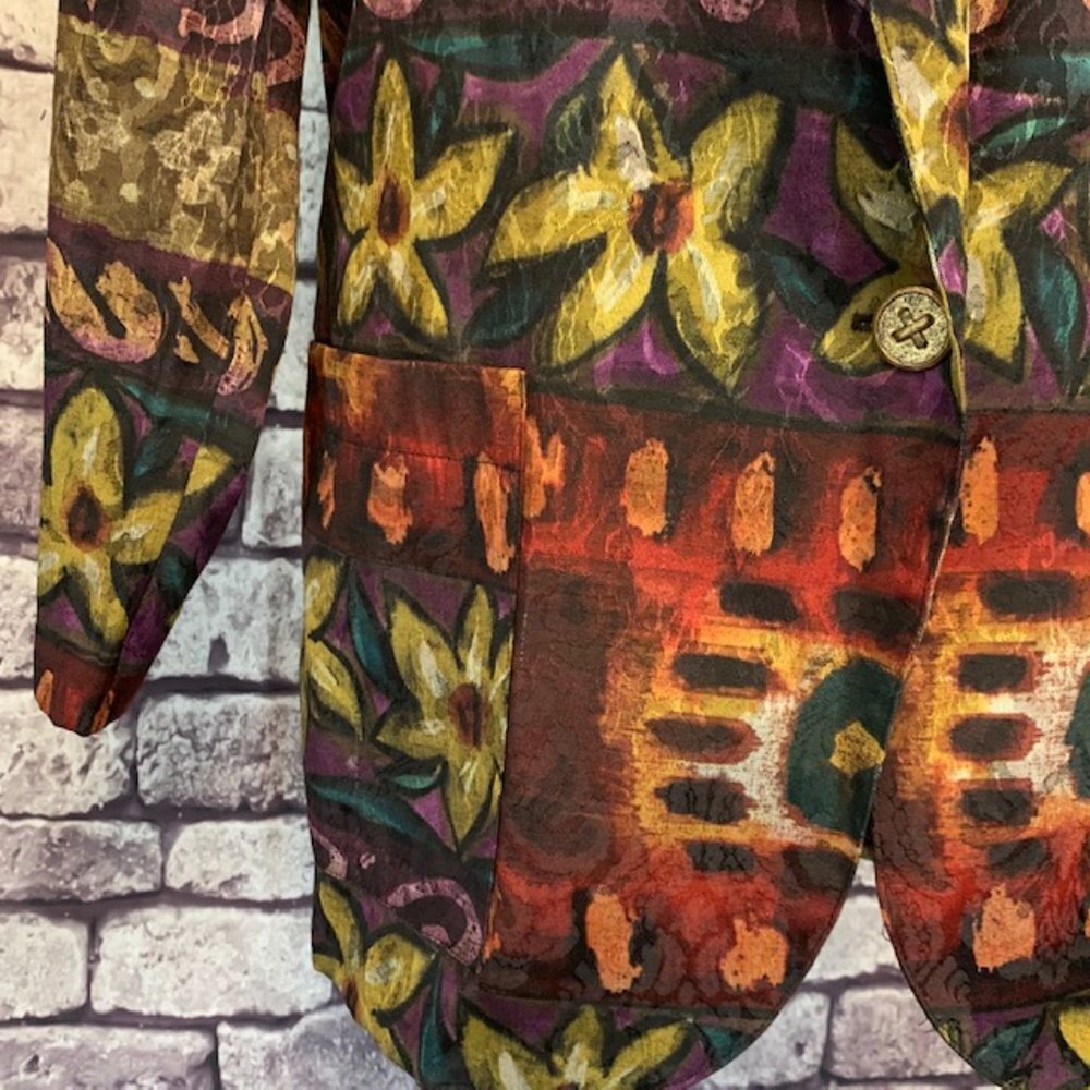 Danielle B. Multicolor Jacket Size M - Picture 3 of 11